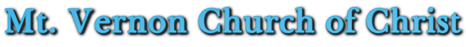 Mt. Vernon Church of Christ